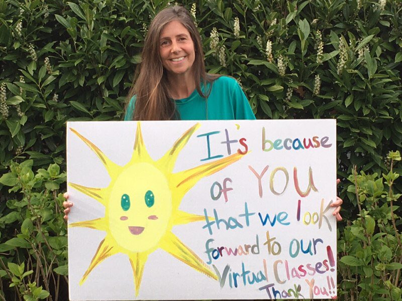 Code4AimeeFahy's tweet photo. Huge Thank You to all my students for logging on and attending my virtual classes! You Rock!!! https://t.co/CM1v6iMuos