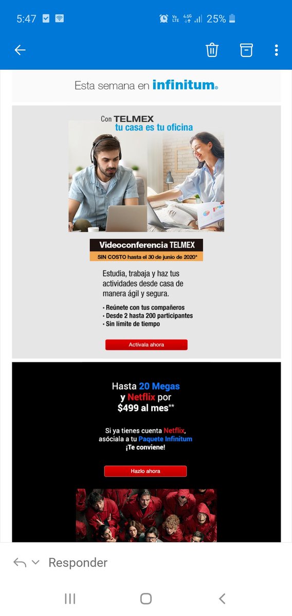 ToTiTo_Cano's tweet photo. @Telmex ustedes son una burla, mi internet es de 3 mg cuando estoy pagando por 20 según su publicidad y todavía mandan esto. Ya he reportado muchas veces y lo único que me dicen es que la central de internet que nos da servicio es antigua y obsoleta.Como pretenden que uno trabaje https://t.co/xAidcydXrr