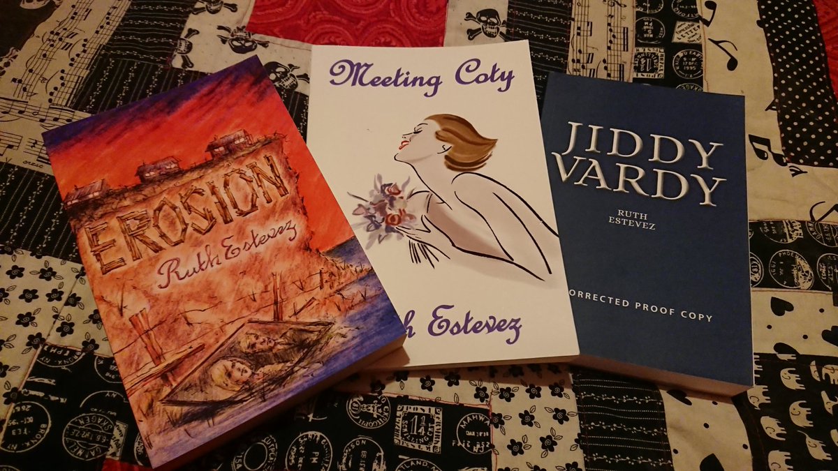 MEETING COTY, JIDDY VARDY & EROSION, a lovely selection of books by  @RuthEstevez2  #HannahsBookshelf