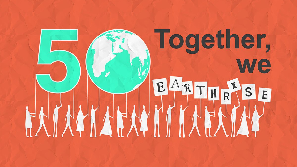 mithun_design's tweet photo. This week marks the 50th anniversary of Earth Day. We’re excited to celebrate #EarthDay50 by supporting the #TogetherWeCan climate action campaign. Join us to take climate action, stand up for science and make a positive green impact: https://t.co/6c4EsYoLsJ https://t.co/ITTJcAcBHJ