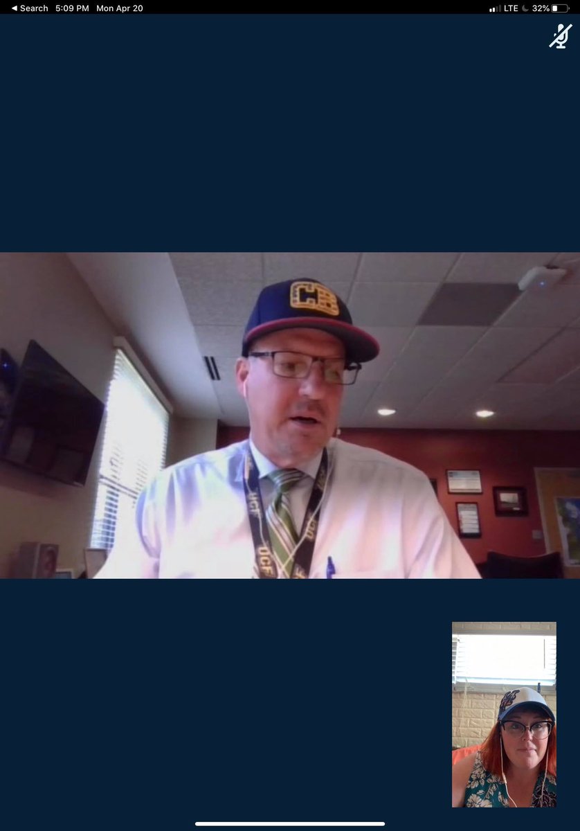 CarrieFriday's tweet photo. Just got off a Skype w/ some of my favorite people. I had no idea how being a Teacher of the Year district finalist would change me but these ladies have become my people. They truly are the best. Bonus: our advisory meeting w/our Superintendent was crazy hat night! https://t.co/LTybzDmL21