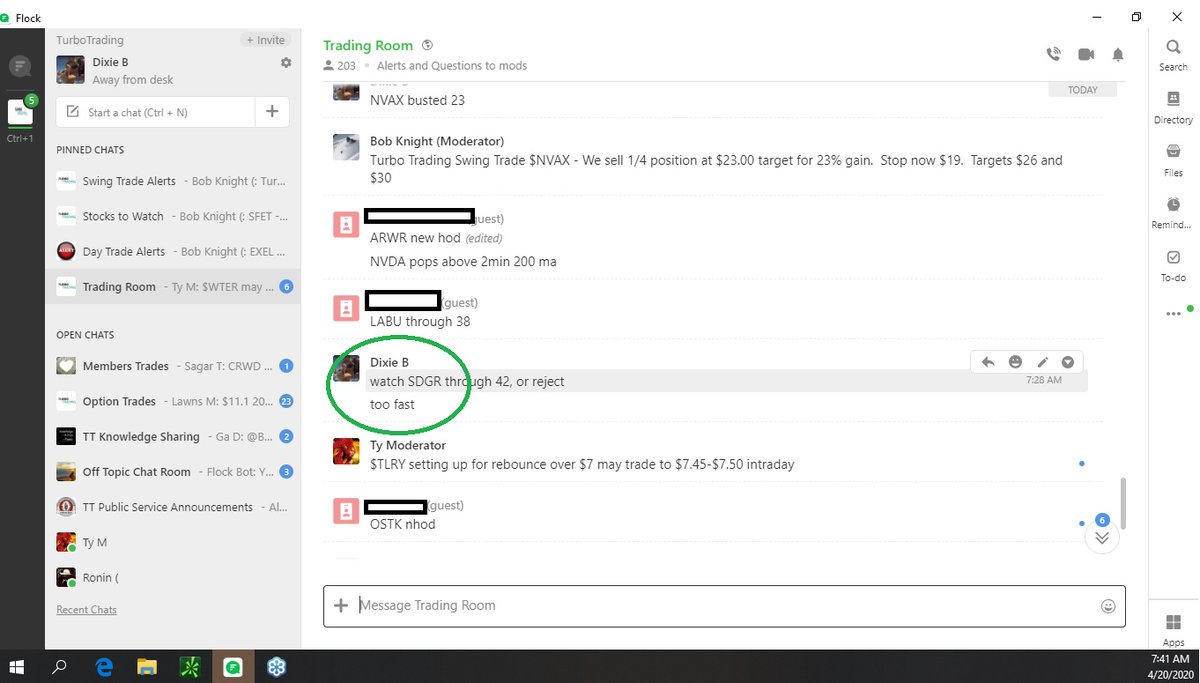dixielee1969's tweet photo. been telling our #turbotrading members to watch $SDGR at the $40. Another great entry was $42 and almost hit 49 today! I love this game! If you want to be a better player, get here: https://t.co/ylrtmsWCyO https://t.co/dbIBURJnCg
