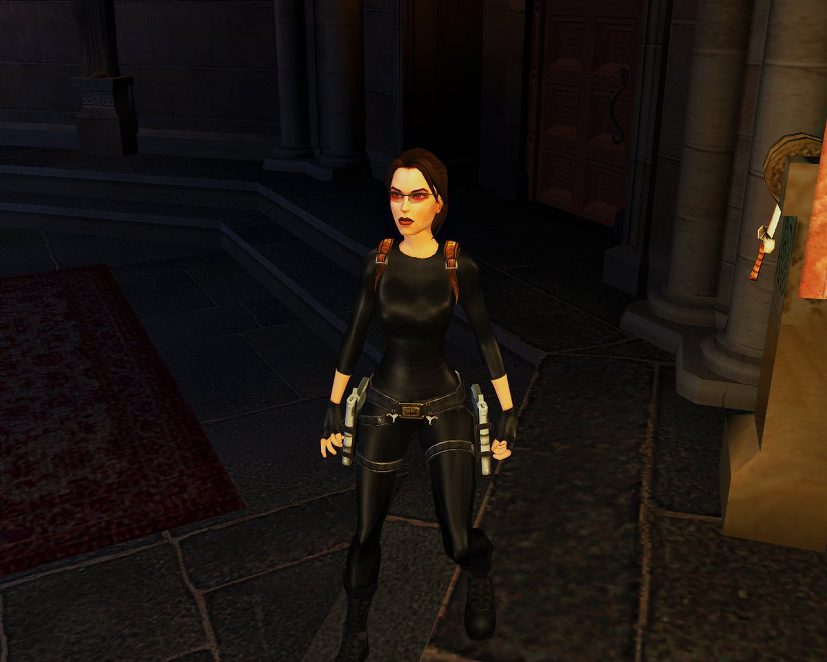 DtorxD's tweet photo. Black catsuit mod 
#TRA #TombRaider #Texmod https://t.co/ctr1UmtWk7