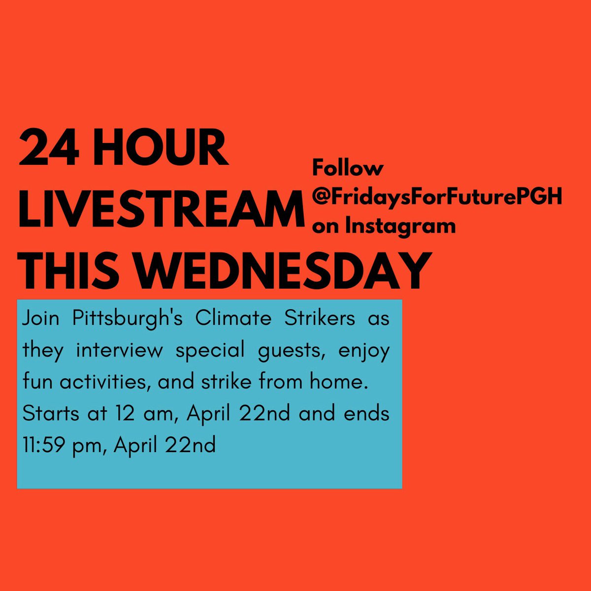 fridays for future PGH tweet media