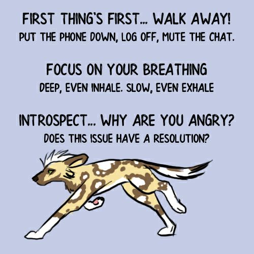 SexOneFour's tweet photo. Today we talk about #anger. It's a normal feeling to have right now- it's all about how we handle it. 🎨 &amp; story by the talented fellow mental health prof @APD_Alala
#selfcare #mentalhealthmonday #MentalHealth #COVID2019 #QuarentineLife #furry #Coronavirus #fandom https://t.co/VYau5AiD1c