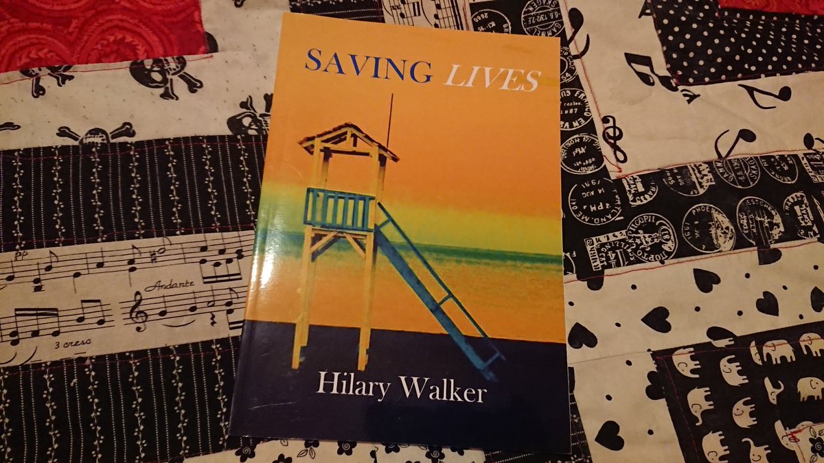 SAVING LIVES, a poetry collection by Hilary Walker ( @smilingmarianne)  #HannahsBookshelf