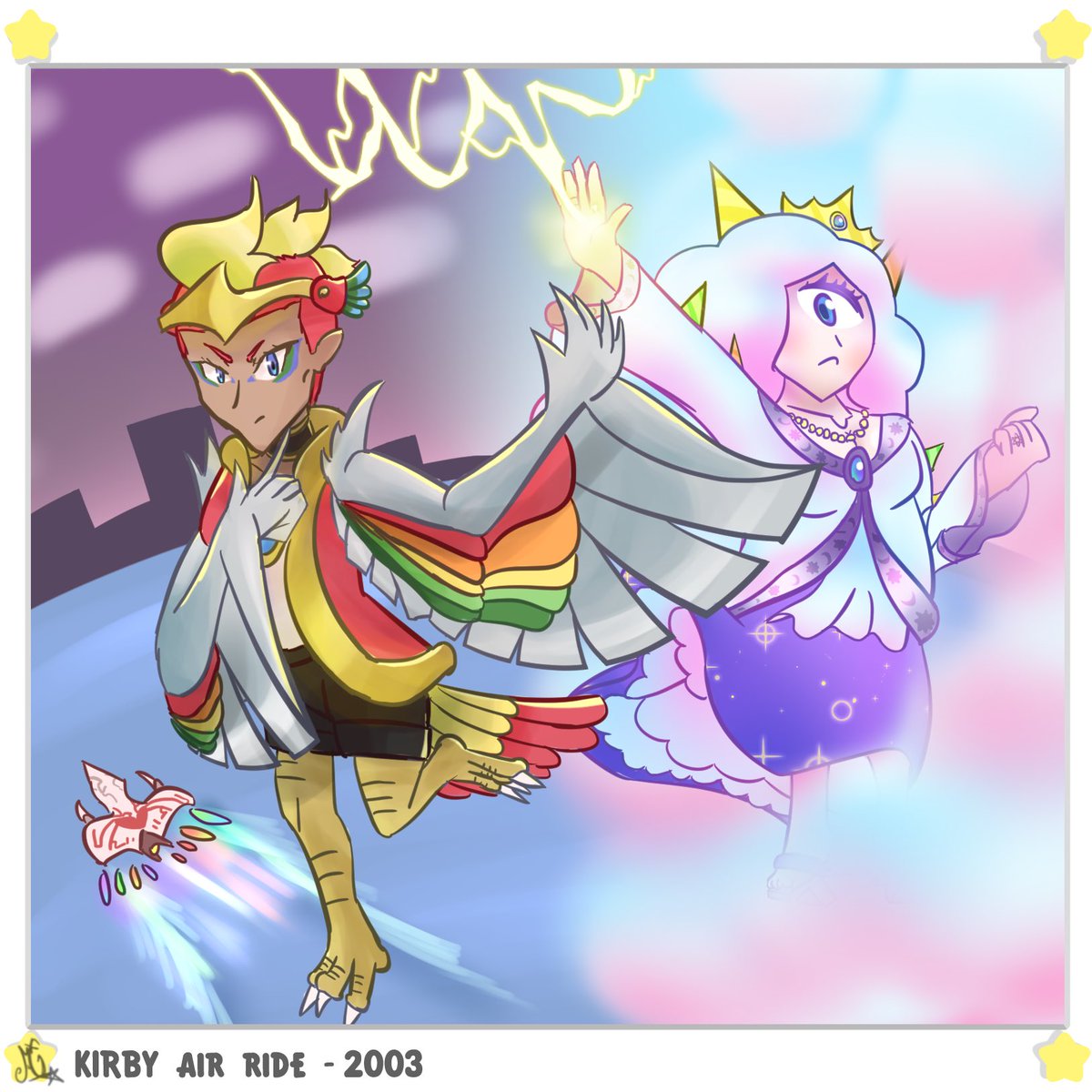 Gemrayumeno's tweet photo. 🌟 Kirby Air Ride - 2003
•
I wasn’t going to do this one since there weren’t any characters I thought I could draw that are unique to this game. I know Dyna Blade and Kracko are in it,,, somewhere.
•
#kirby #kirbyairride #dragoon #kracko #dynablade #kirbygijinka #kirbygijinkas https://t.co/IpOAv2j4Tg