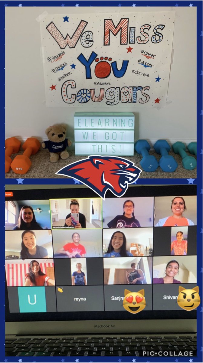 ConantPhysEd's tweet photo. Dance PE had a blast during our ZOOM dance fitness class today! 💃🕺🧠 🏃🏃♀️😼💪🏻#KeepDancing #KeepMoving #WorkOutsFromHome https://t.co/JOXsWiPeq4