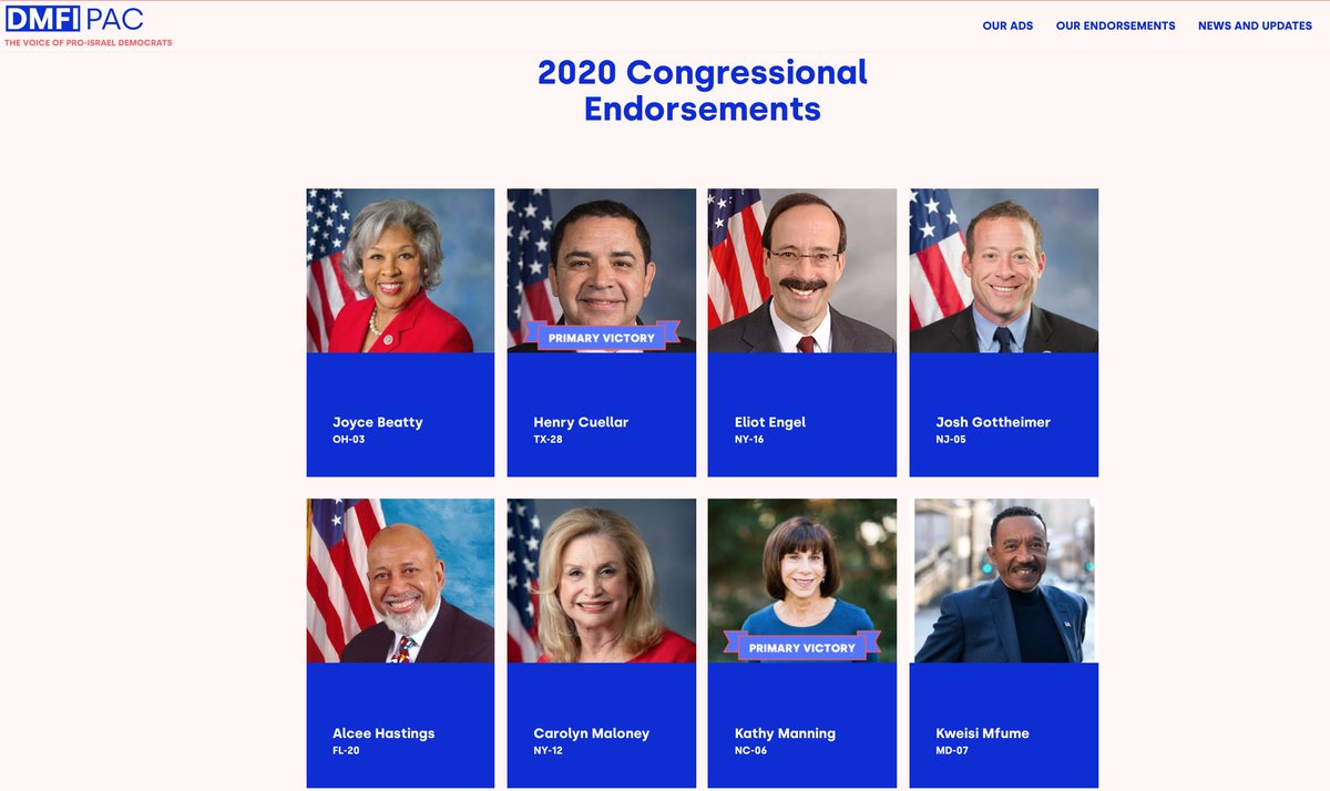 With Bernie Sanders' campaign over,  @DMFIPAC is focused on disrupting congressional races for the benefit of eight candidates: Joyce Beatty, Henry Cuellar, Eliot Engel, Alcee Hastings, Carolyn Maloney, Kathy Manning, and Kweisi Mfume.