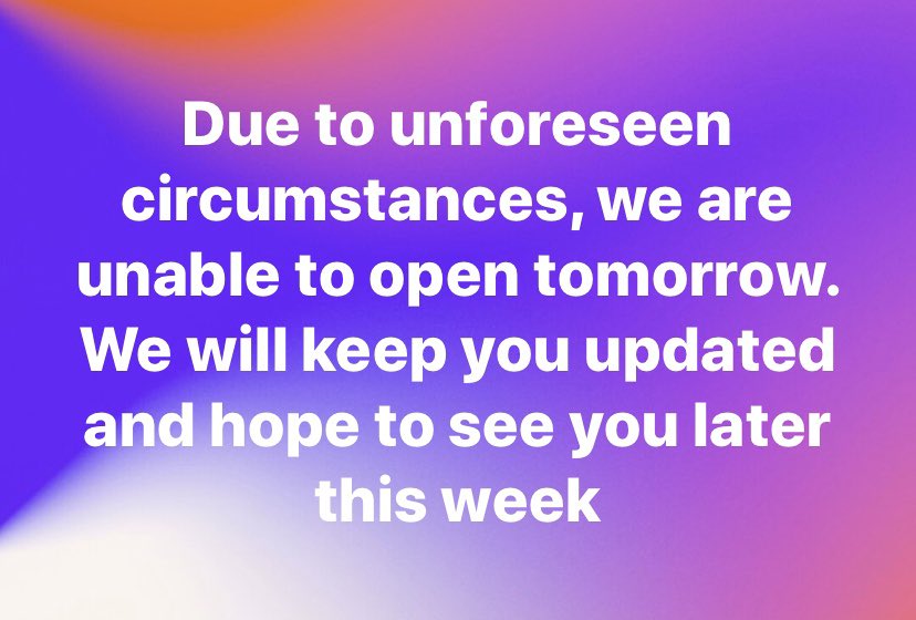 SinfullyGF's tweet image. We will be closed Tuesday 4/21