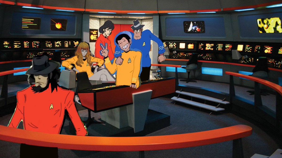 this is for the other two people i know who also are into star trek and lupin the III