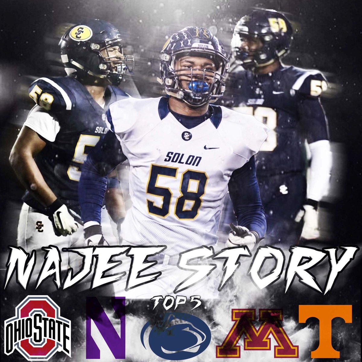 MY TOP 5 NO PARTICULAR ORDER‼️ <a href="/OhioStateFB/">Ohio State Football</a> <a href="/GopherFootball/">Minnesota Football</a> <a href="/Vol_Football/">Tennessee Football</a> <a href="/NUFBFamily/">Northwestern Football</a> <a href="/PennStateFball/">Penn State Football</a>