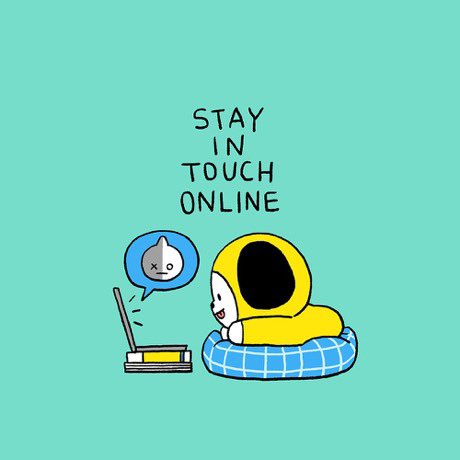 #3) stay in touch online!  #SUGA  #슈가  #AnimalCrossing  