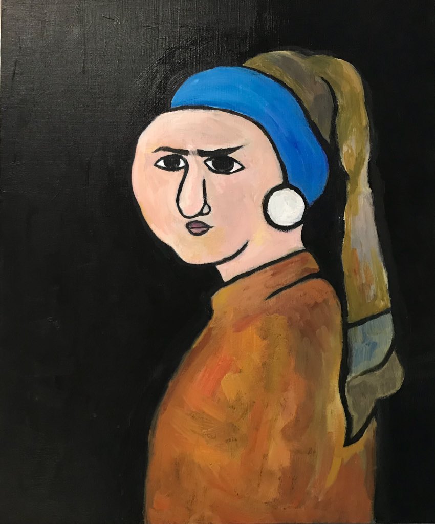 コンフィデンスマンJP カード型ミラー　ダー子の描いたフェルメール コンフィデンスマンJP カード型ミラー ダー子の描いたフェルメール