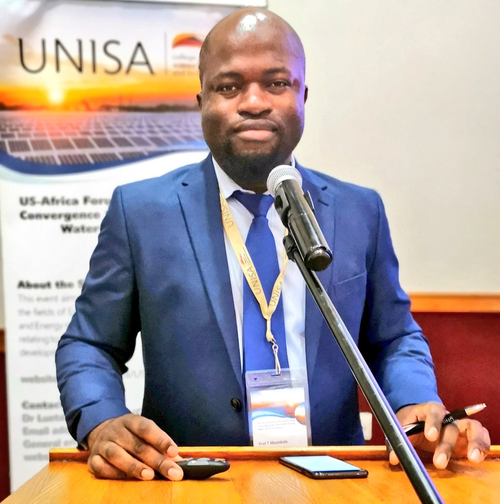 UnisaCSET's tweet photo. #CSET is consistent in raising the bar @unisa. #NanoWS is one of the nominees for the NSTF-Water Research Commission (WRC) Award, sponsored by the WRC since 2017)
#Halala to this unit under the leadership of Prof Thabo Nkambule. @WaterResearchSA #NSTFawards2020 @UnisaRandI https://t.co/Yd6KC5Ql9S