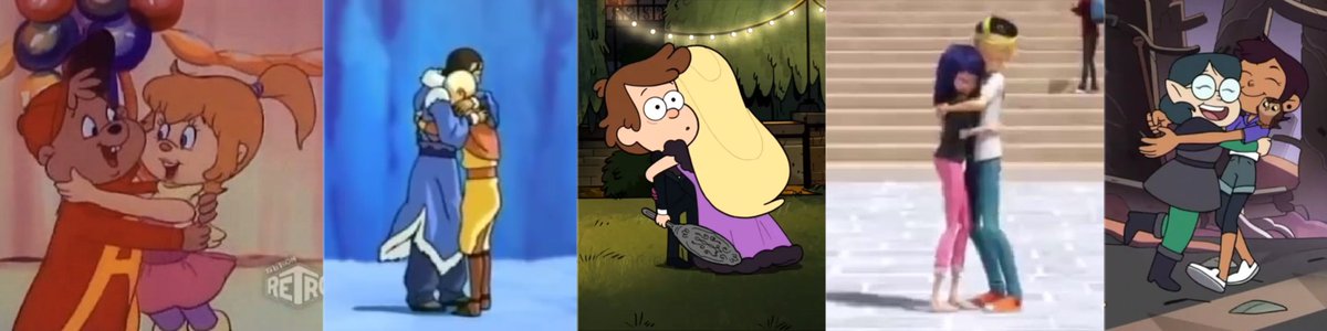 JayMarLee1006's tweet photo. These five adorable pairings and their adorable hugs. Love them all so very much!
#AlvinandTheChipmunks #AvatarTheLastAirbender #GravityFalls #MiraculousLadybug #TheOwlHouse #Alvittany #Kataang #Dipcifica #Dipifica #Adrienette #Adrinette #Willuz https://t.co/ozveWJ0xWn