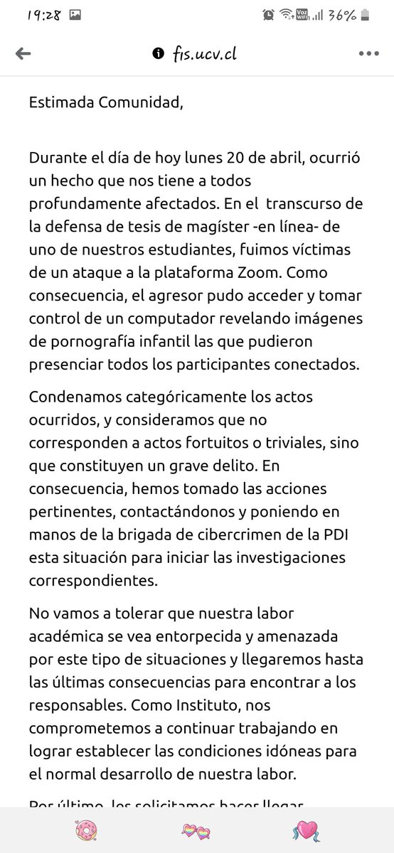 PucvP's tweet image. Este no es el único caso en donde gente externa se mete a clases/pruebas de la uni.Ya van varias carreras y ahora esta escalando aún más. 
@pucv_cl que esperan para usar otra plataforma?#LavadoDeManosPucv #zoom #covid19chile #educacionencrisis #visibilicemospucv #ParoVirtual