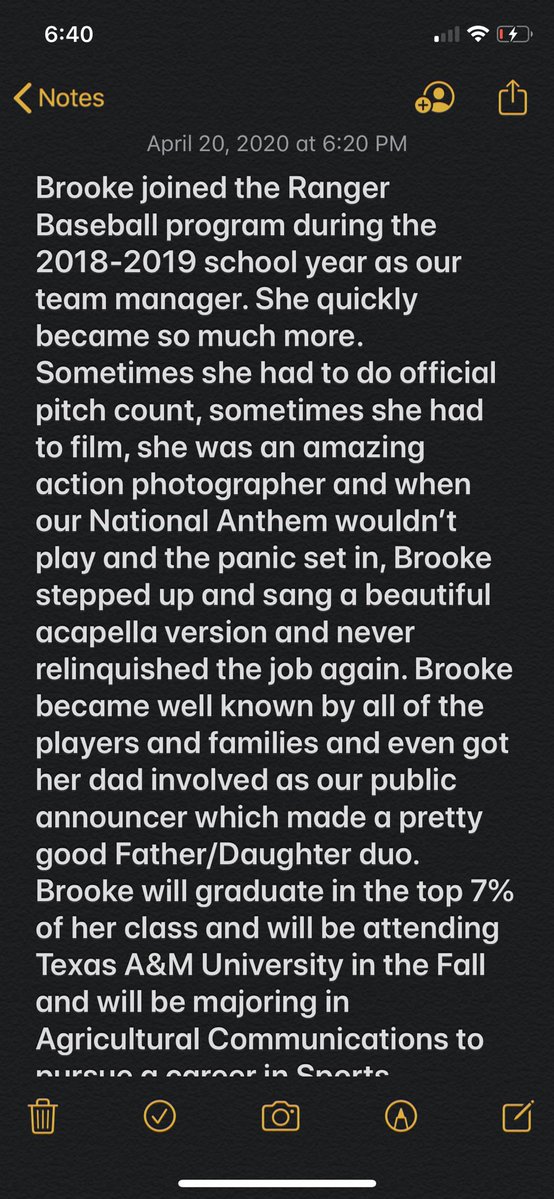RSS_Baseball's tweet photo. 🚨 Senior Spotlight: Brooke Coffey https://t.co/OMBOgaZWvh