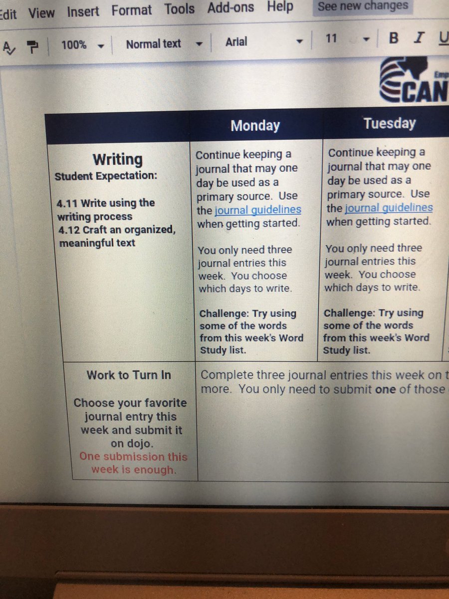 Encouraging Ss to journal about their thoughts during this uncertain time#Cisdrocks#CityView