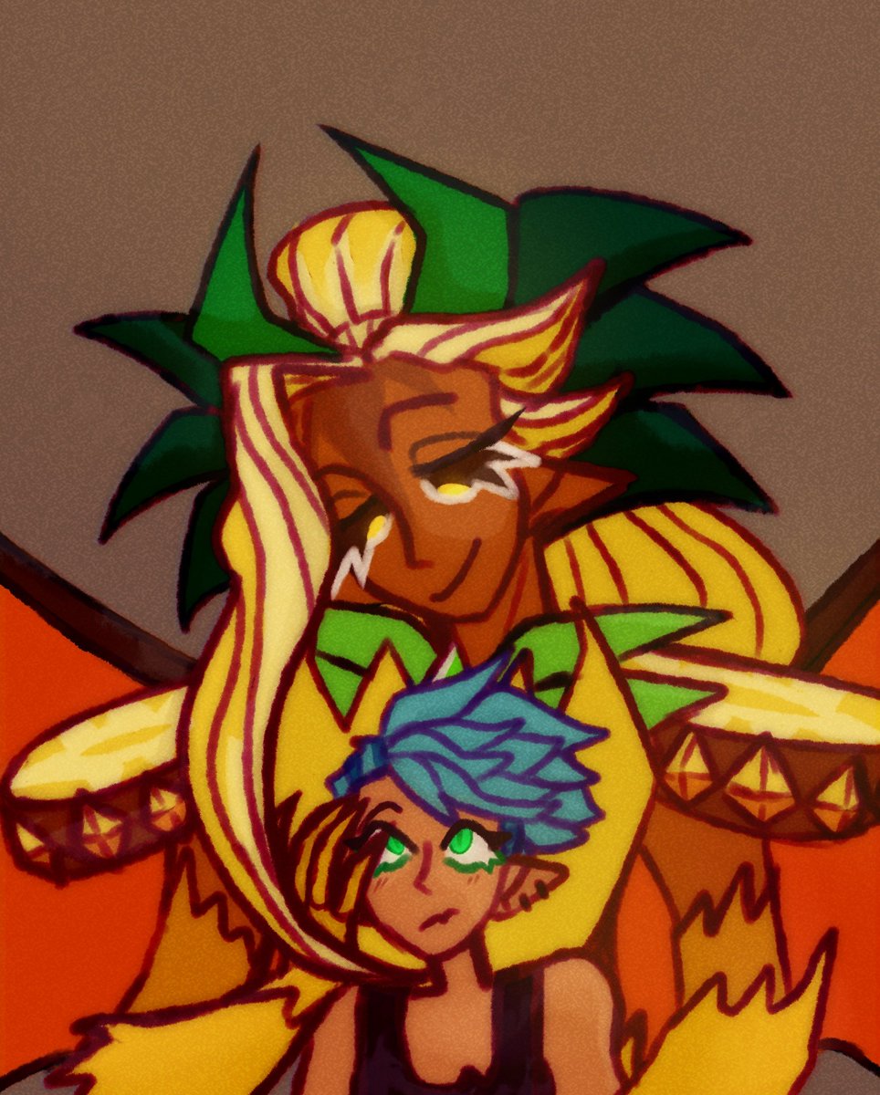 While I'm having some sort of crisis or smth here's a messy AnaSour sketch

#cookierun #dinosourcookie #ananasdragoncookie