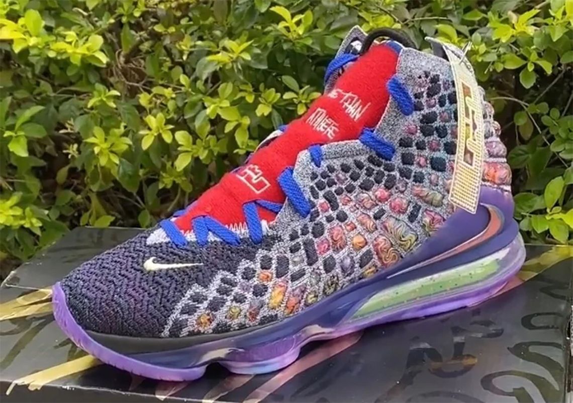 lebron skittles sneakers