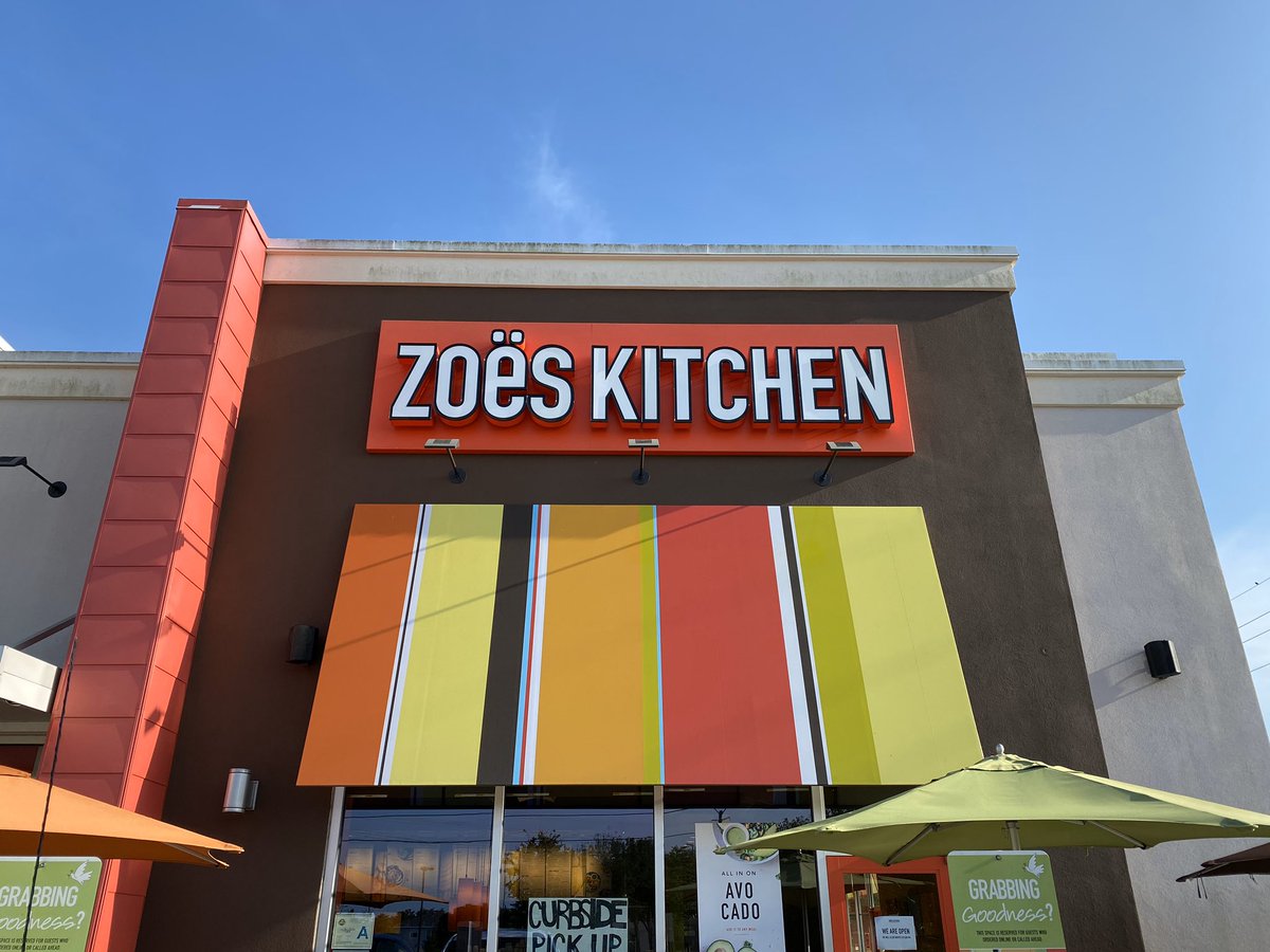 SeanTPendergast's tweet photo. #SPTakeoutChallenge Day 34 ... in the mood for a little Greek food so we went to @ZoesKitchen on Broadway in Pearland. Delicious Greek salads and pita sandwiches! If you can, support our restaurants! #DedicatedToHouston https://t.co/KIlzDX4yTK