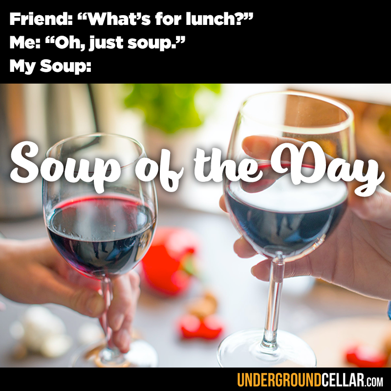 Underground Cellar on Twitter: "What's menu starting to look like? . . . . . . . . . #wine #meme #funny #soup #menu https://t.co/X4rm655d6u" /