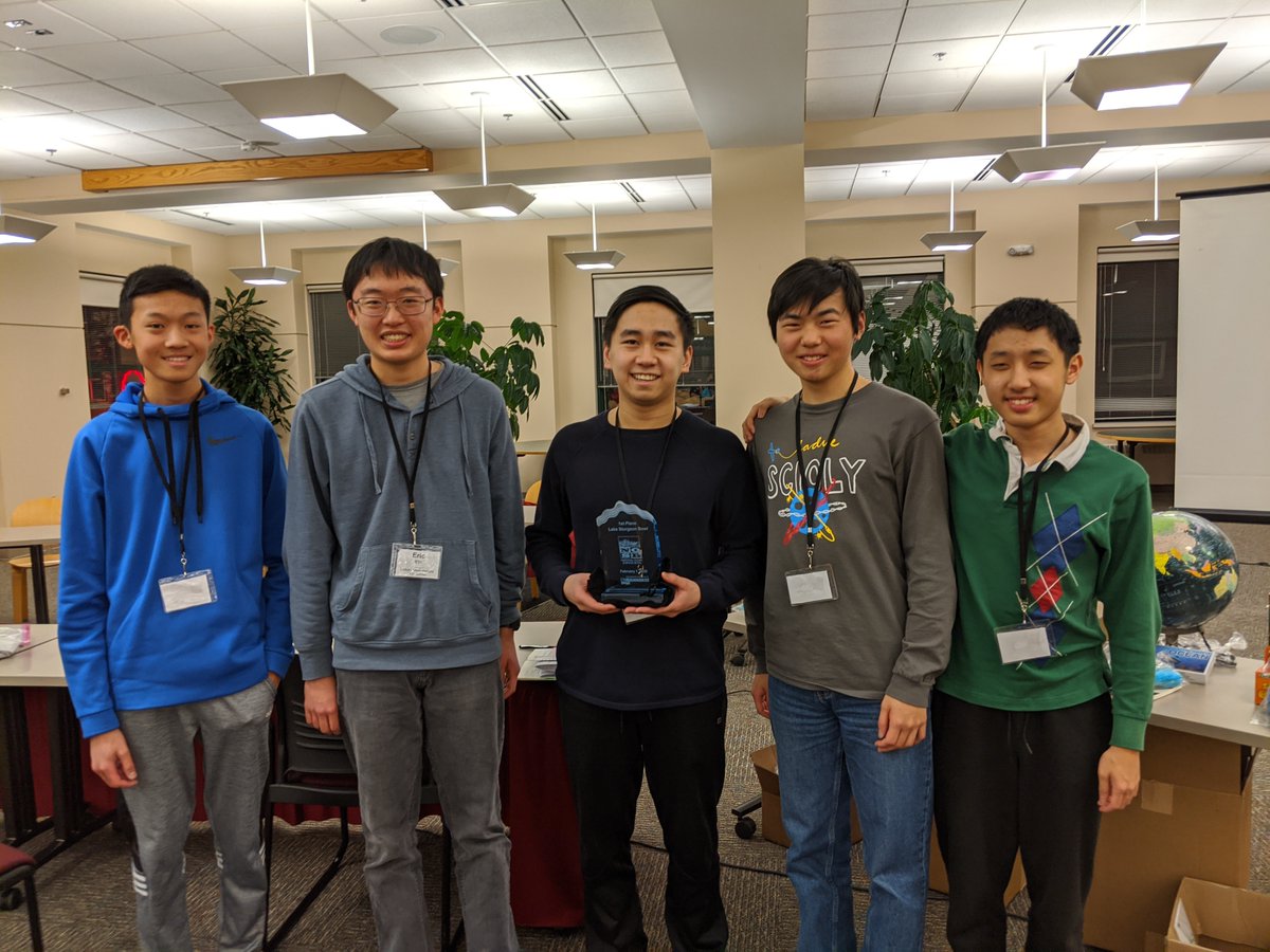 NOSBRocks's tweet photo. Once again, congrats to our @NOSBRocks #NOSB2020 National Champions from Ladue Horton Watkins High School of St Louis, MO. They competed at the Lake Sturgeon Bowl, hosted by the @waterscienceUWM! https://t.co/1a0pX4SqAi