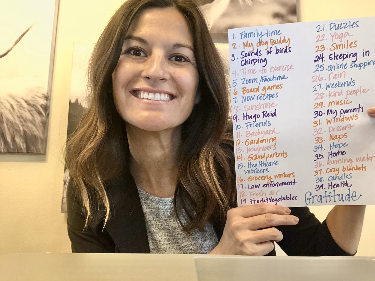 This week I challenged my students to list their age in gratitude. Their responses are making my heart explode 💕 p.s. School has made almost every list 😊#schoolsclosedheartsopen @Lauren_Leahy_ <a href="/ArcadiaUnified/">Arcadia Unified</a>