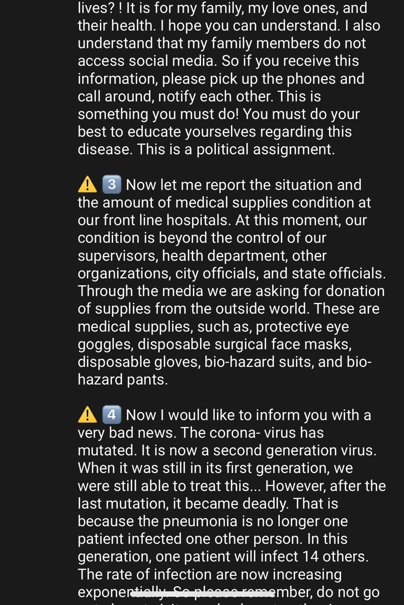 least we haven’t, yet. Type B is in South America and in Canada. Video from Ecuador has shown people passing out in the streets, some left where they’ve dropped. From the Wuhan nurses description we’re fortunate. We have the less virulent version of  #coronavirus. We could be..