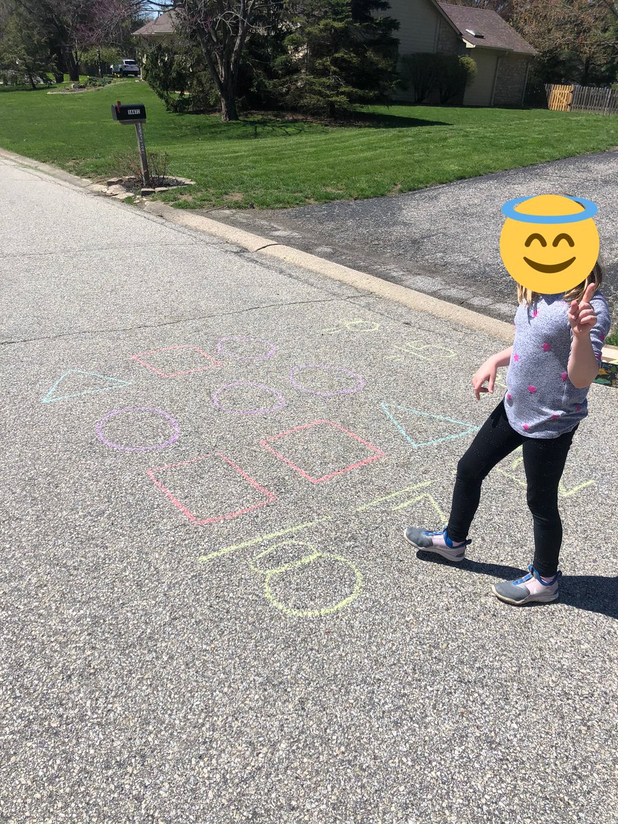 RobinLConti's tweet image. My daughter crushing our new #mathwalk today! #INspirEDmath @ColtsConti