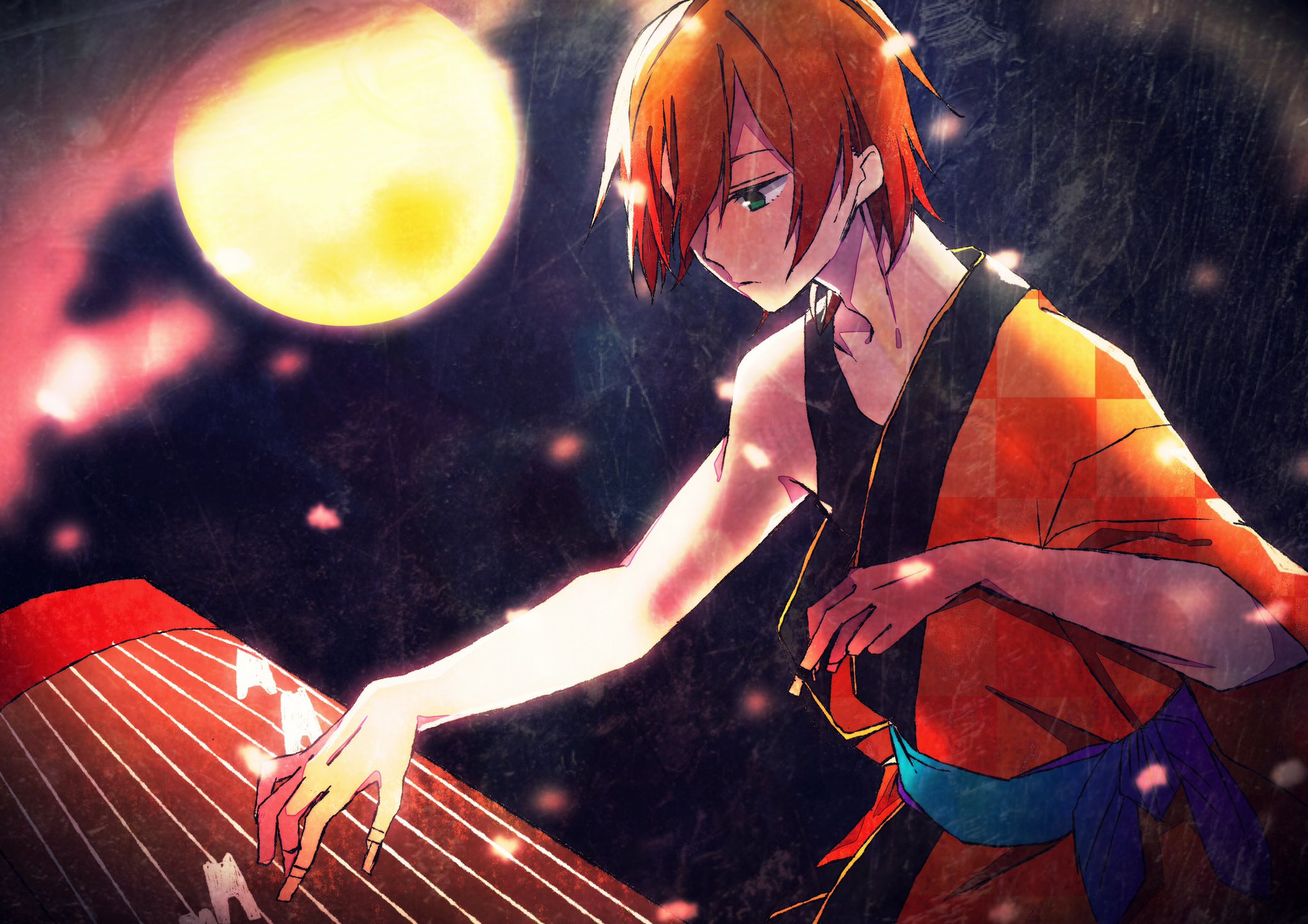 あももも も 21日 ジェルくん担当 あもももです 素敵な企画に参加させて頂きました という訳で和服で琴を演奏している ジェルくんを描かせて頂きました まだまだ下記タグより素敵なイラストがたくさん見られるので是非見てみてください 大人組