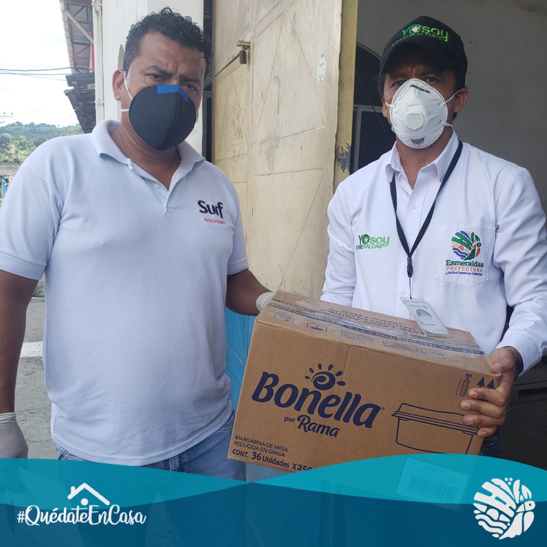 PrefecturaESM's tweet photo. Gracias a las contribuciones de las empresas privadas, seguiremos sirviendo a las familias más vulnerables.
#QuédateEnCasa
#JuntosControElCoronavirus
#Bonella
@robertazambranoortiz https://t.co/td6AmOe7s4