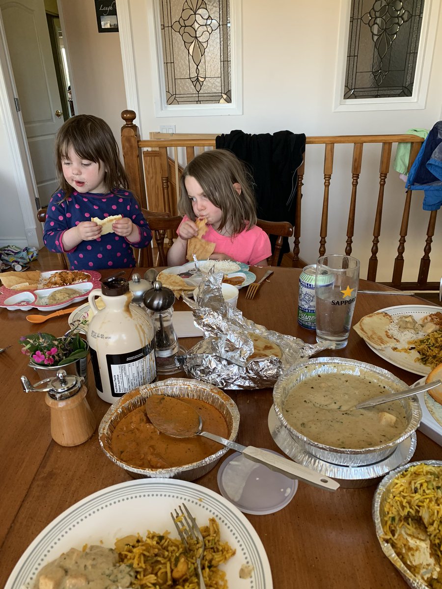 Enjoying a special dinner from the Coconut delivered to us by Kamloops’ own <a href="/mitchiedelivery/">Mitchie’s Delivery</a>. Some happy customers here. 

Don’t forget to tip your delivery drivers people!