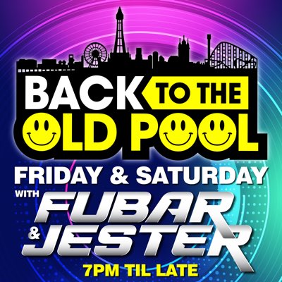 Every Friday & Saturday #FUBARandJESTER Bringing you THE BEST MUSIC from the 90’s & 00’s 💙 #OldSkool #LockdownRave #IsolationSessions #BeatCOVID19 #BeatCoronaVirus @bttopfestival @The_Gazette @bttopfestival @SyndicateDays @LeeJesterWatson #BackToTheOldPool