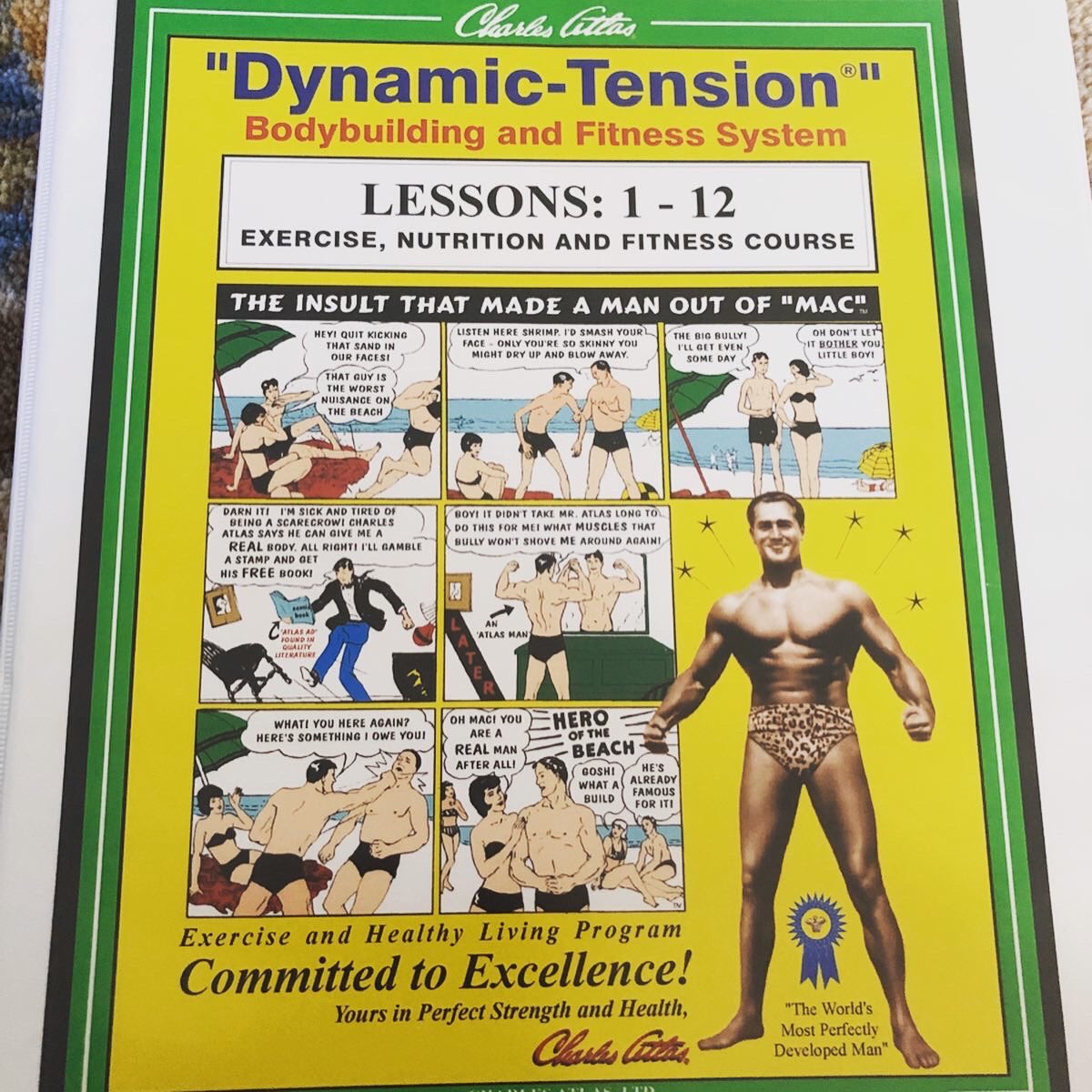 IronVikingMA's tweet photo. It finally came in the mail! I purchased an official @CharlesAtlasLtd course. I can remember these ads in the comics I read as a kid. I can’t wait to enjoy the nostalgia factor, as well as, add some new training methods into my program. #DynamicTension #CharlesAtlas https://t.co/69c9fdvV83