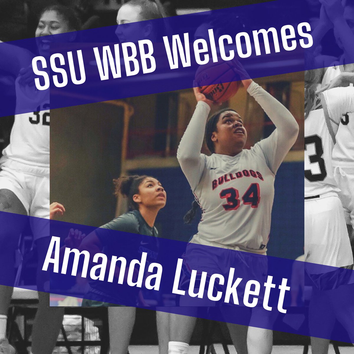 SSU WBB officially welcomes Amanda Luckett to the Seawolf Family! Amanda is a 6’1” PF/C from Bellevue College in Washington.