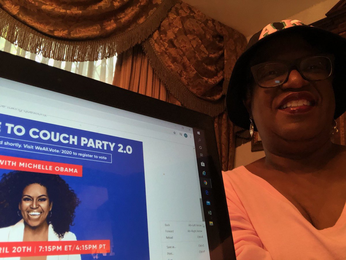 AKAOMODallas's tweet photo. Our chapter members are excited to participate in tonight’s @WhenWeAllVote #CouchParty. #AΚΑΟΜΟ #AKAsLEAD #OmicronMuOmegaChapter #Excellence #ΑΚΑ1908 @AKASocialAction https://t.co/dNoXjI8QZd