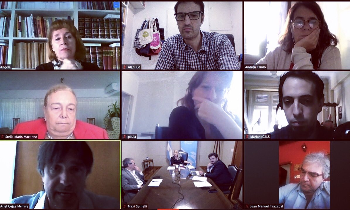 El CNPT se reunió a través de una videoconferencia con las autoridades del Ministerio de Justicia de la Nación, la Cámara Federal de Casación Penal, la Defensoría General de la Nación, la Procuración Penitenciaria de la Nación y el CELS.