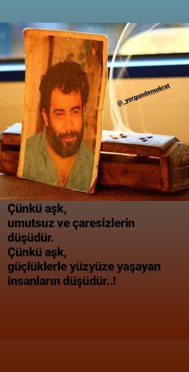 _yorgundemokra's tweet photo. Velhasıl Kelam
Özlendin Be Adam...
#ahmetkaya https://t.co/2yqPPjf1Lr