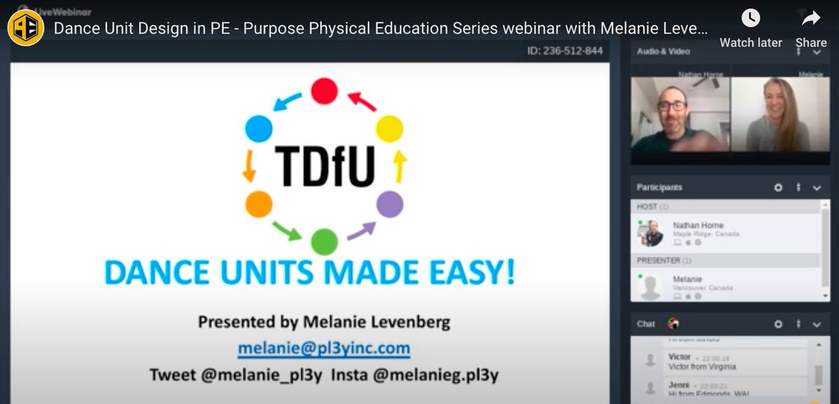 rizzapiccio's tweet photo. Today's first on the agenda is #TDfU webinar from @PENathan and @melanie_pl3y. Thanks for this! a great preparation as I prepare for distance learning for the coming school year :) #physed #dance https://t.co/XMxk9gsxND