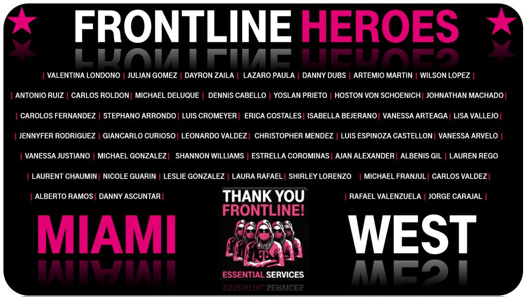 I know the month isn’t over yet. However, I couldn’t pass the moment to express how proud I am of this district. Words can't express how much I appreciate each & every one of you. Thank you Miami West for continuing to be of service to our customers and each other. I salute YOU!!