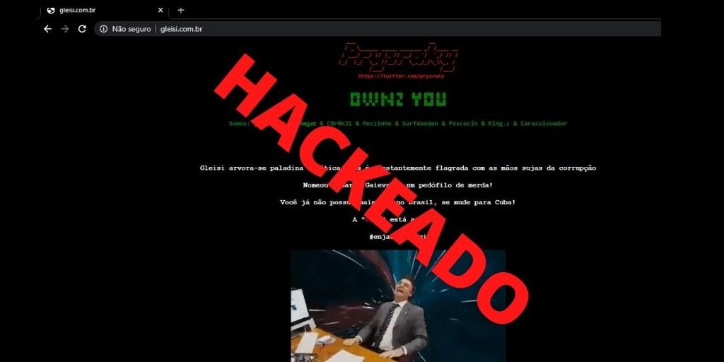 Meu site foi hackeado hoje por bolsonaristas inconformados com críticas que tenho feito ao presidente deles. Lamento, mas ñ tenho medo e investidas criminosas ñ me intimidam. Os envolvidos serão denunciados e as críticas aos retrocessos do governo continuarão. Aula de democracia.