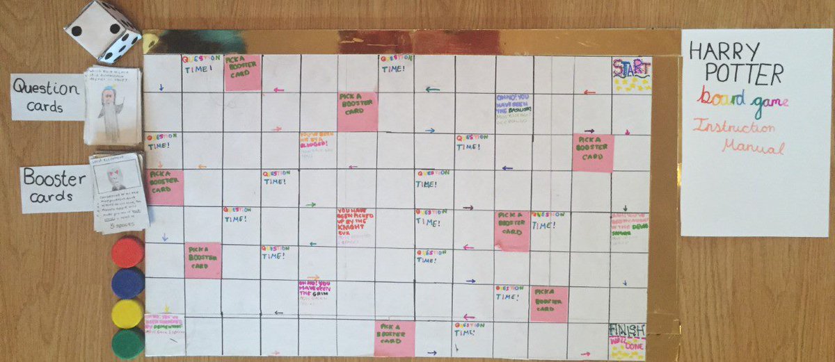 ChertseyHighEng's tweet photo. If you are ‘board’ during this lockdown… why not try our ‘bored’ games?🎲Board games created by our CHS pupils based on their favourite reading book! #boardgames #englishhomework #creativetask #letthegamebegin https://t.co/s87hy0OvWA