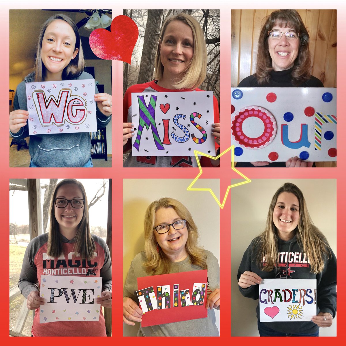 kerry_beres's tweet photo. These PWE third grade teachers really miss their students❤️😊#pwemagic #montimagic https://t.co/Pphwsu85VR