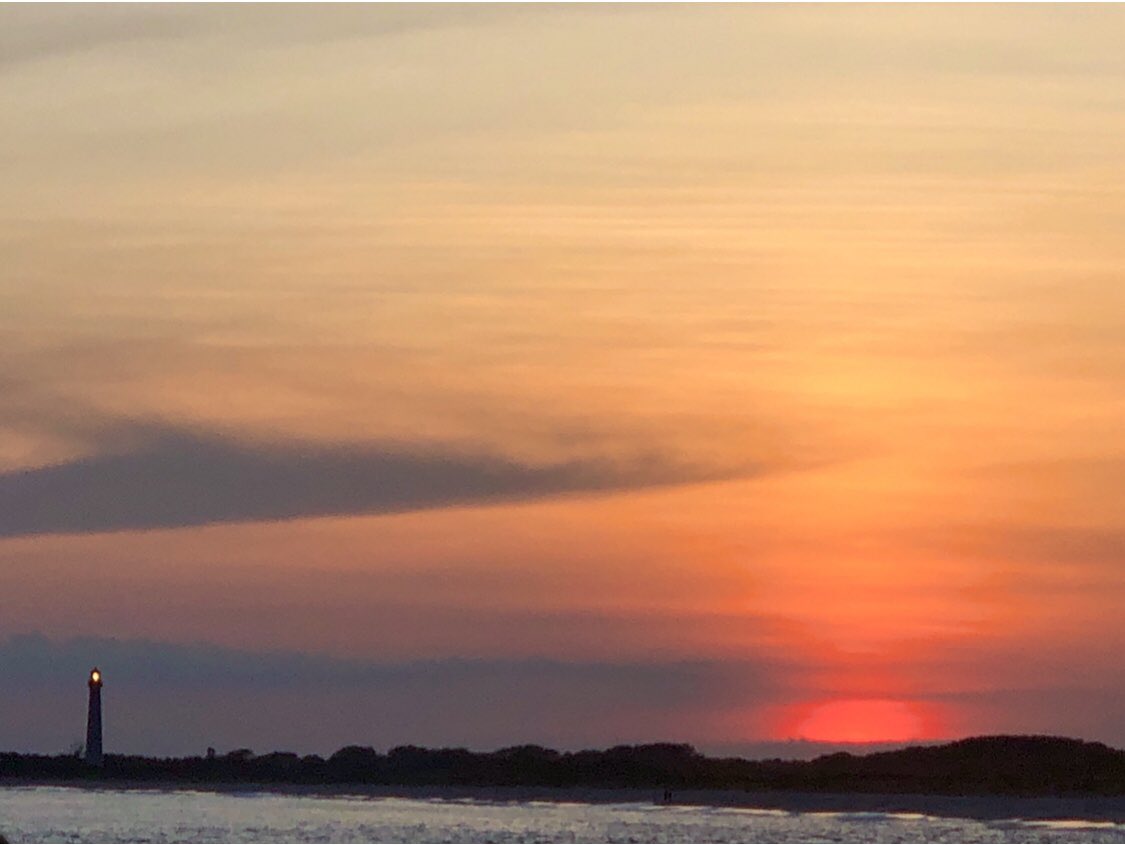 A favorite photo of mine of the sun setting in Cape May, NJ.Show me yours.