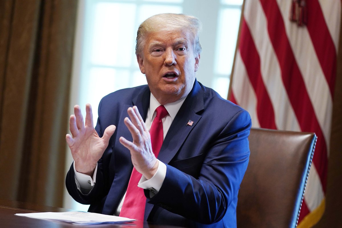 airnewsalerts's tweet photo. President Donald Trump says, the US would take advantage of the historic drop in #oilprices to buy 75 million barrels to replenish the national strategic stockpile. https://t.co/4WQG0ROjNg