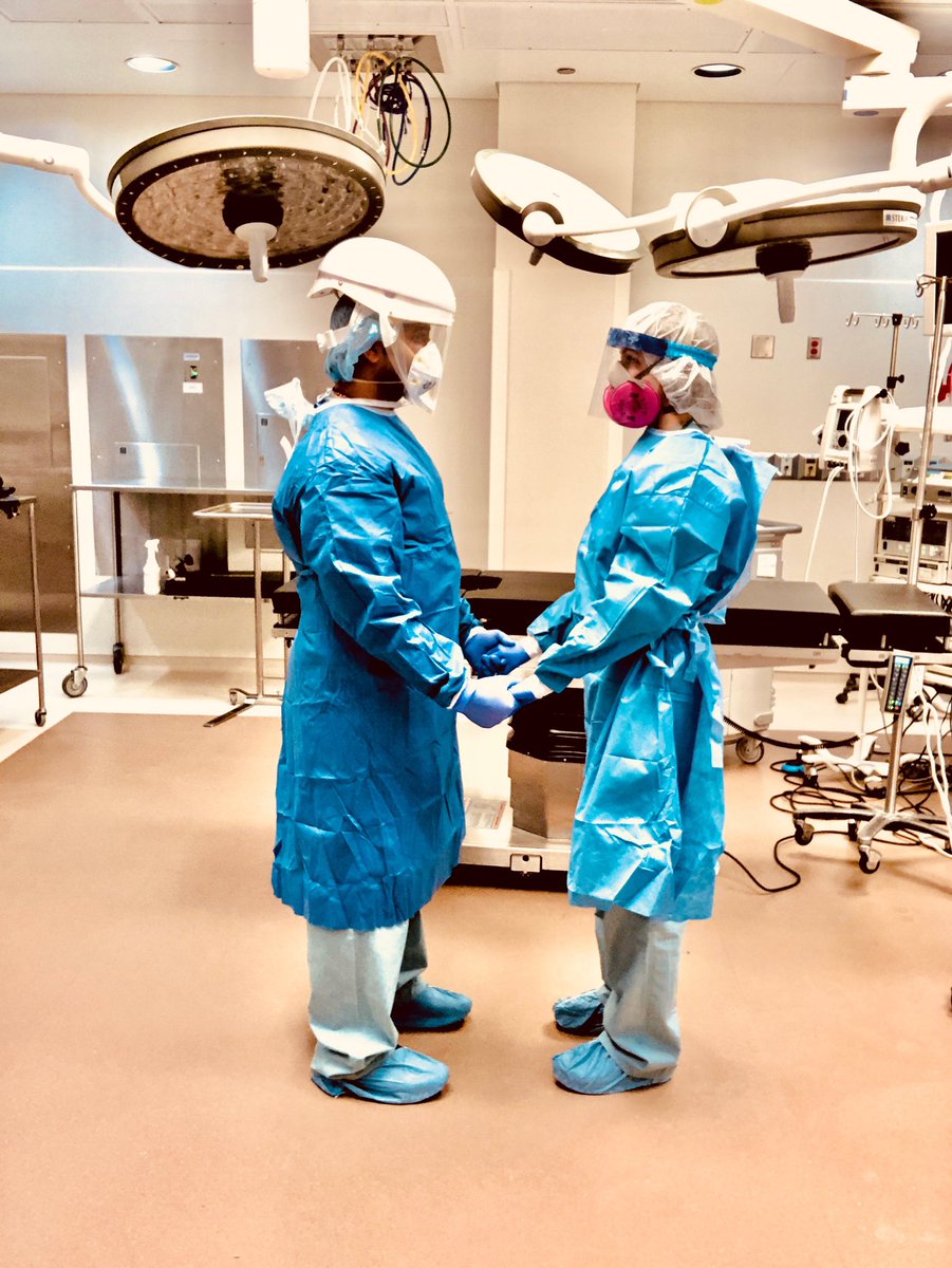AbraarKaran's tweet photo. Two of my close friends celebrated their one year wedding anniversary today. They are both doctors taking care of critically ill #covid19 patients. 

This is powerful. https://t.co/TAuk3TZ1DK