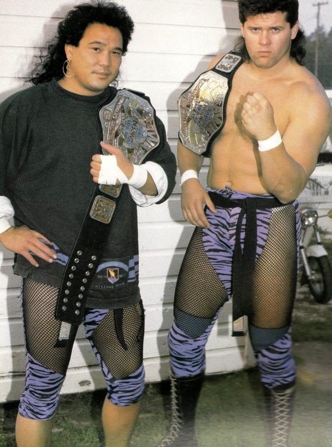 Rasslin&amp;#39; History 101 on Twitter: &amp;quot;Pat Tanaka and Paul Diamond,the AWA World  Tag Team Championship combination of Badd Company back on 1988.  https://t.co/USVoBSyqc5&amp;quot; / Twitter