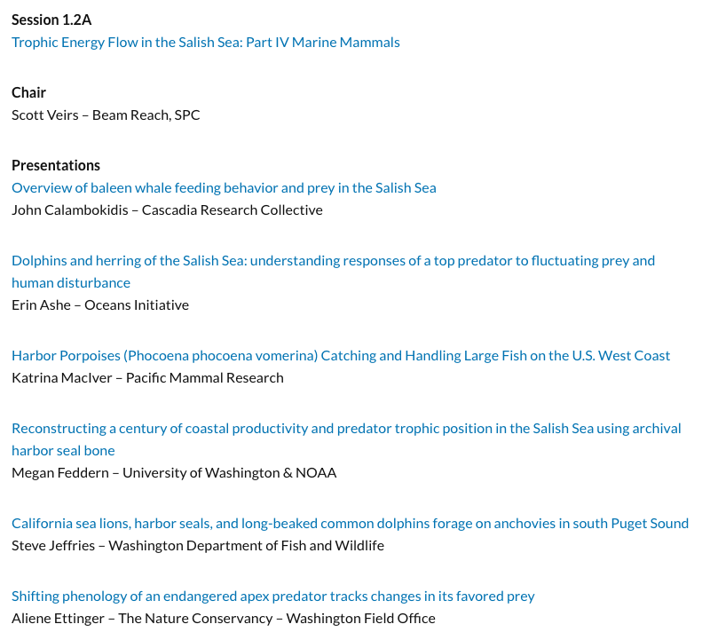 sveirs's tweet photo. Don't miss the FREE virtual Salish Sea Ecosystem Conference this week! #SSEC2020 @SalishSeaEco I chair a session on marine mammals Tues 4/21 12:30-14:00.  

Register to get a Zoom invite --https://t.co/B2gggfjQBa

#srkw #orca #humpback #porpoise #dolphin #Seal #pinniped https://t.co/m2B99FLUJn